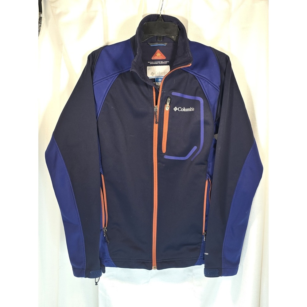 Columbia Omni Heat Omni Wind Womens Size‎ Small Blue Jacket Coat